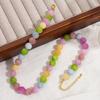 Трендовое ожерелье из дофаминового камня 2024: Свежий, Сладкий Китайский Стиль с Легкими Роскошными Бусинами