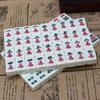 Chinese Numbered Mahjong Set 144 Tiles Mah-Jong Set Portable Chinese Toy With Box Fiber Board Mahjong Board Game For Fun Camping