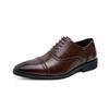 Brogue Business Men's Leather Shoes Fashionable and Versatile Gentleman Style Office Wedding Outdoor Party Men's Plus Size Shoes