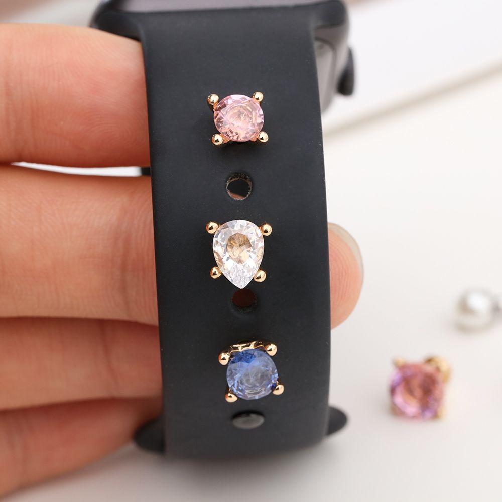 Металлические гвозди с бриллиантами, ремешок, аксессуары, ремешок для часов, орнамент, декоративное кольцо, браслет, подвески