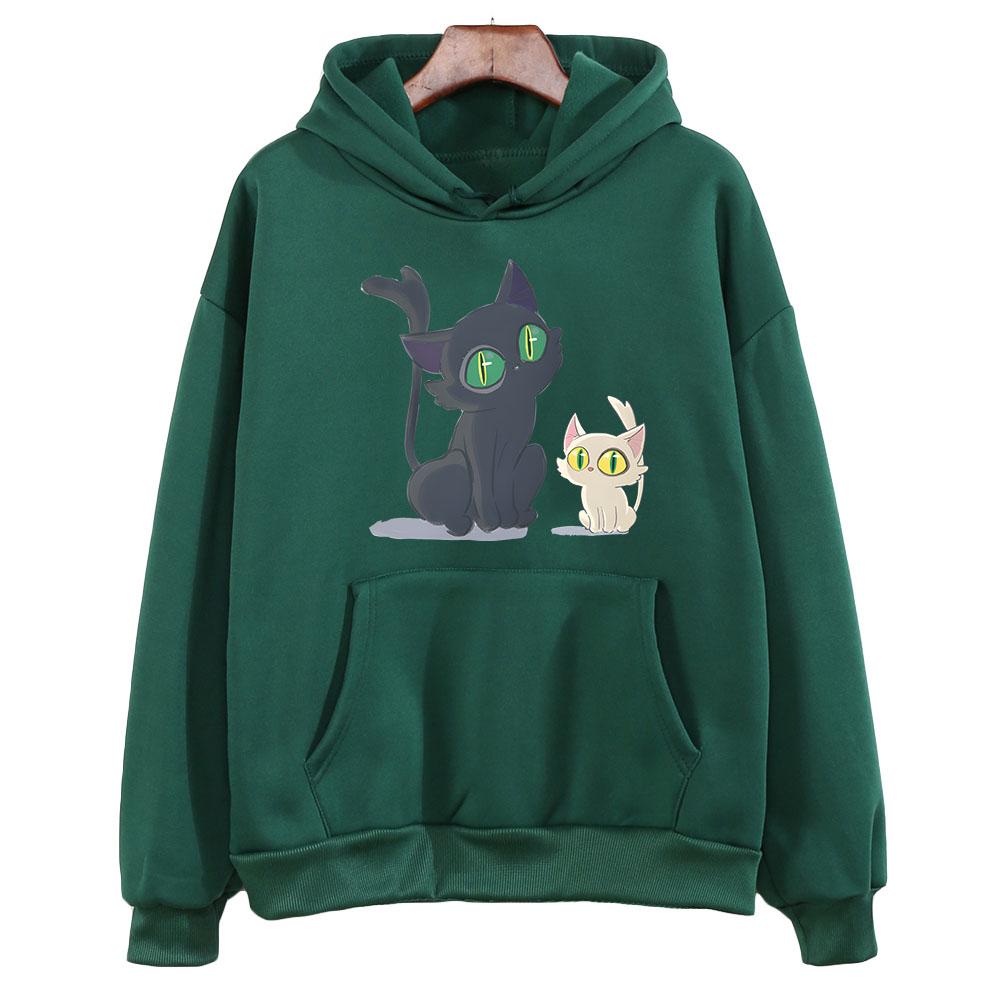 Suzume No Tojimari Daijin with Sadaijin Cat толстовки унисекс для женщин смотрят на тебя каваи/милые аниме одежда пуловеры с героями мультфильмов Неко