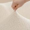Teddy Fleece Stretch Armchair Slipcover for Wingback and Arc Dining Chairs Furniture Dust Protector Home Decor