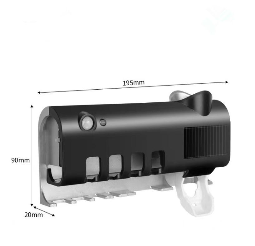 Автоматический дозатор зубной пасты с USB-подзарядкой, креативный настенный, умный держатель для зубных щеток, выдавливатель для семейного душа, ванной комнаты