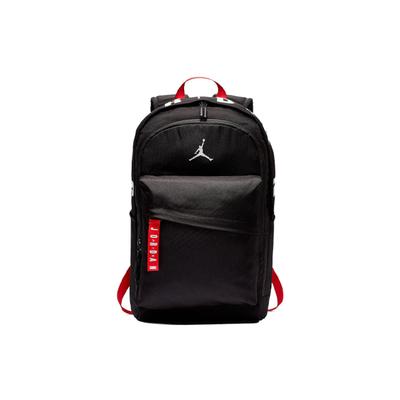 Полиэстеровый рюкзак обычный унисекс черный красный Jordan 9A0172-023