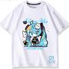 Second Dimension Anime Hatsune Miku Fashion Trend New Cotton Top Short Sleeve T-shirt Unisex