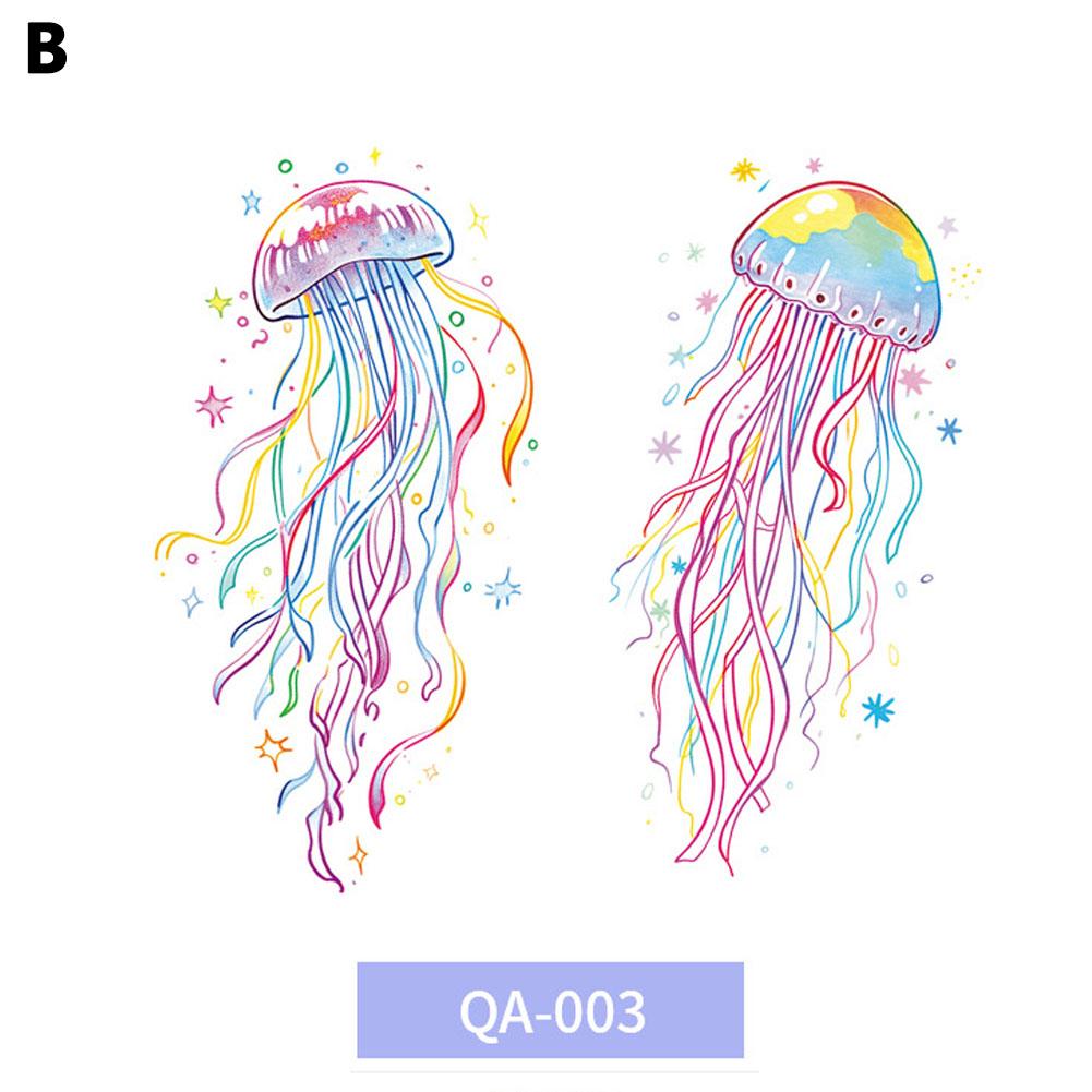 Красочные наклейки-тату с бабочками, водостойкие, долговечные, милые, японские, дофаминовые, смываемые татуировки G1S6