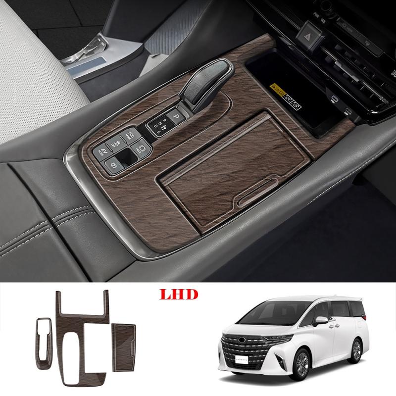 LHD RHD For Toyota Alphard Vellfire 40 Series 2024 interior Accessorie Car center console Gear Shift Panel handbrake Cover