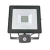 Projecteur Extérieur LED Plat Gris Avec Détecteur - VISION-EL - 50W - Blanc Neutre