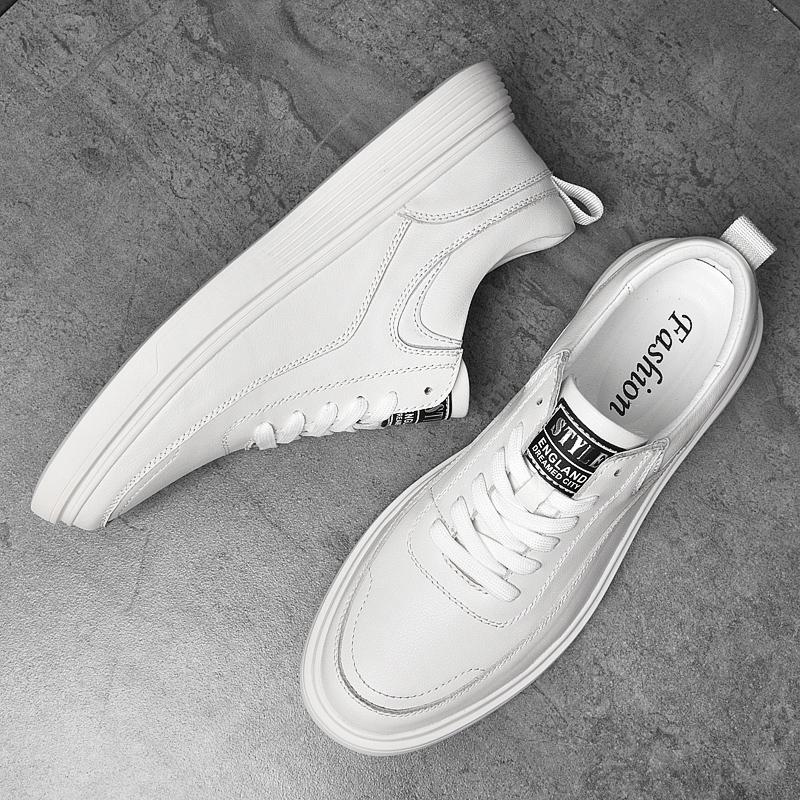 Новые осенние мужские повседневные туфли, модные высококачественные белые кроссовки, мужская обувь, удобные роскошные мокасины, скейтборд, мужская теннисная обувь