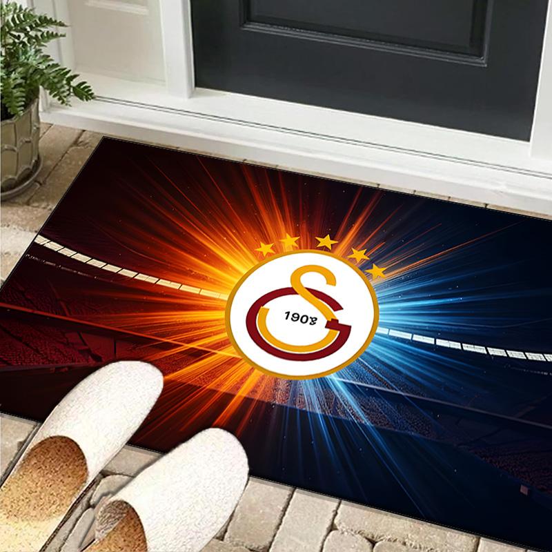 1PC rug Galatasaray Football Club Carpet, Chair Rug,Area Rug for Office Bedroom living rooms bedroom, Doormat decor Christmas fan gifts