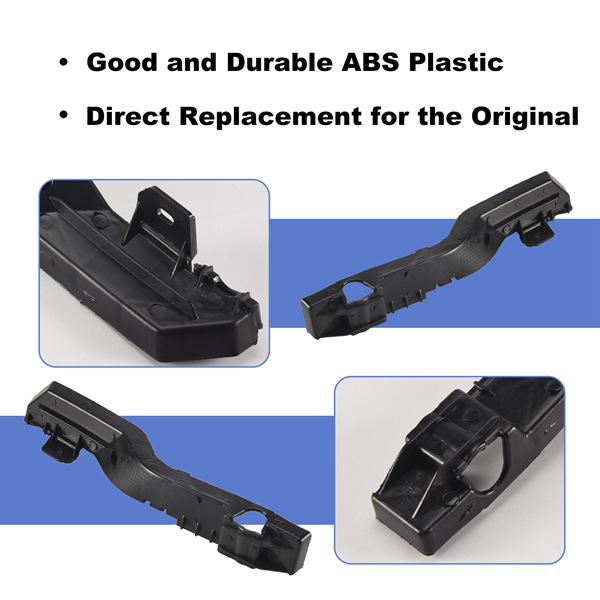 Black ABS Plastic Front Right Car Bumper Bracket/Support.