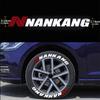 8 шт./лот Наклейки на шины NANKANG 3D ПВХ Соединенные наклейки Декоративные наклейки на шины Тюнинг автомобиля Декоративные наклейки для шин Наклейка-этикетка на шину
