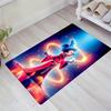 1pc Mickey Pattern Area Rug Soft Flannel Floor Mat for Living Room,Office,Bedroom and Carpet
