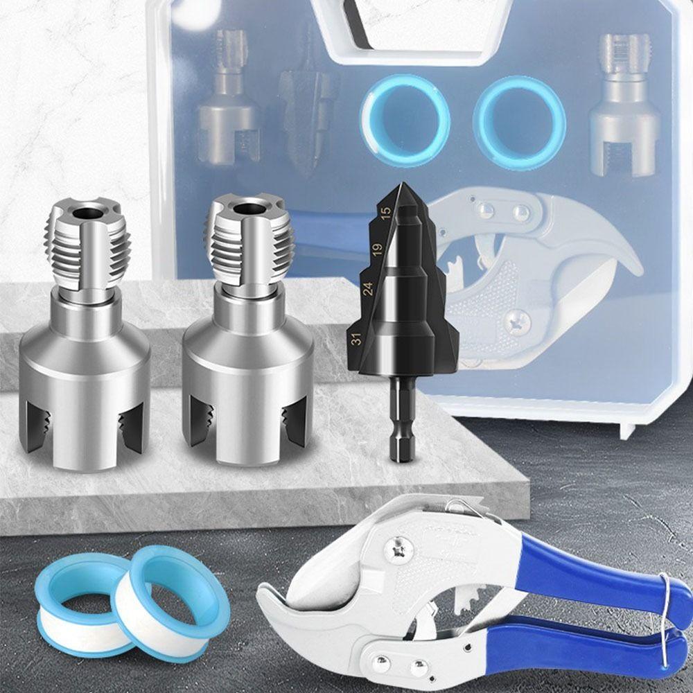 7pcs/set Internal External Taps Plumbing PPR Pipe Kit Pipe Tappings Tool  Plumbing Applications