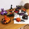 Смешные аксессуары для волос на Хэллоуин Милые детские шляпки и заколки Тыква Летучая мышь Декор Заколки для волос для детской вечеринки Маскарадный головной убор