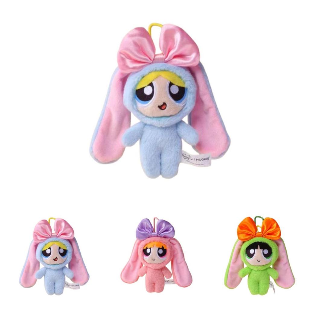 Очаровательная плюшевая игрушка с кроличьими ушками и галстуком-бабочкой. Идеальный подарок для девочек и поклонников.