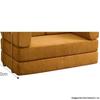 Vintage Style Foldable Modular Sofa: Compact Upholstery for Small Apartments, Convertible to Double/Triple Lazy Sofa Bed.