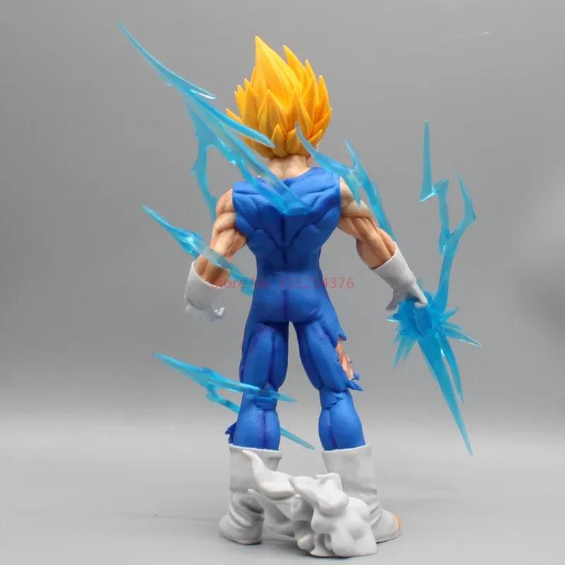 26 см Фигурка Аниме Dragon Ball Z GK Веджета Супер Сайян Самоуничтожение ПВХ Статуя Модель Кукла Действия Коллекция Украшение Игрушка Подарок