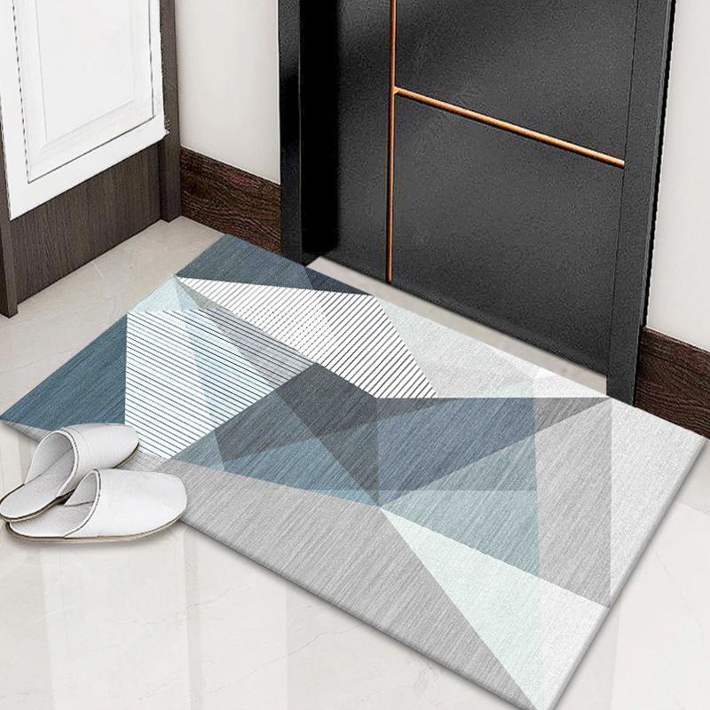 Absorbent Bathroom & Kitchen Mats - Easy-Care, Trendy Entrance Floor Mats