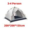 Палатка One-touch, автоматическая, водонепроницаемая, для кемпинга, на 1 человека, на 4 человека, легкая, быстро открывающаяся, портативная, складная, пляжная палатка