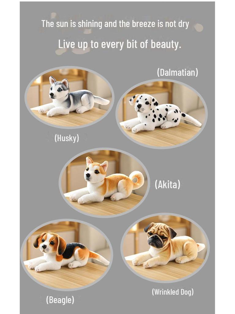 Трансграничная плюшевая кукла щенок хаски и далматина - подарок на День защиты детей