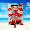 1pc Betty Boop Blanket, Super Cozy Printed Home Blanket, All-Season Warmth