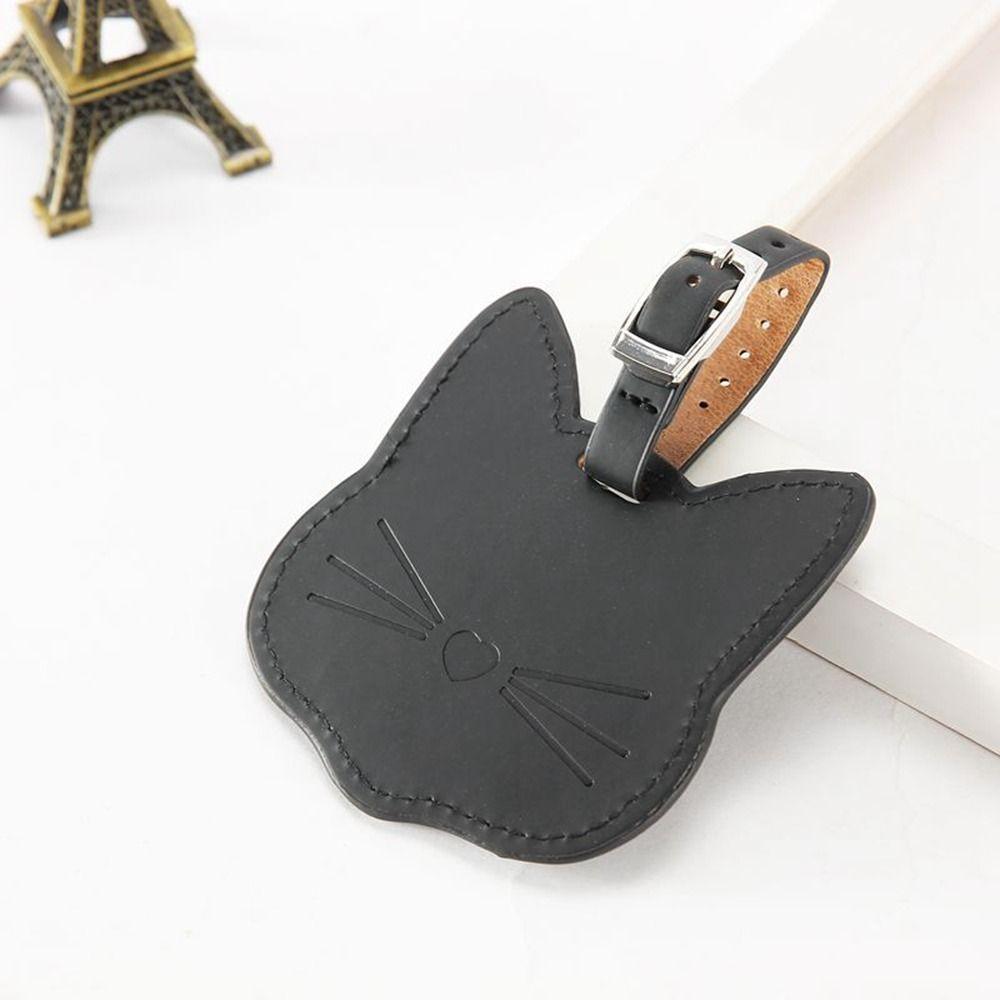 Shape Handbag Label PU Leather Travel Accessories Boarding Pass Luggage Tag Airplane Suitcase Tag