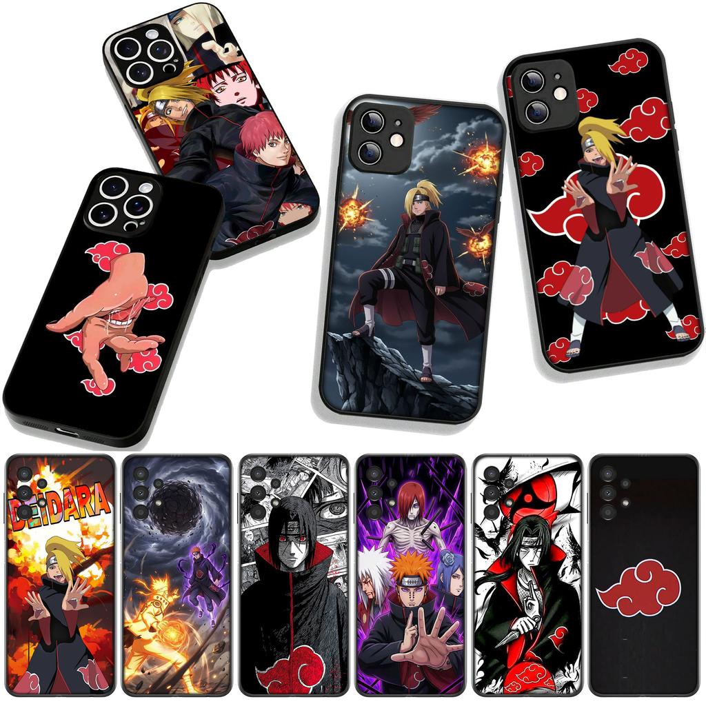 Narutos Deidara Itachi Pain Akatsuki Cover for OPPO A54 A40 A60 A80 A18 A16 A17 A38 A78 A79 A57 A58 A3 Pro A96 A15 A12 Case