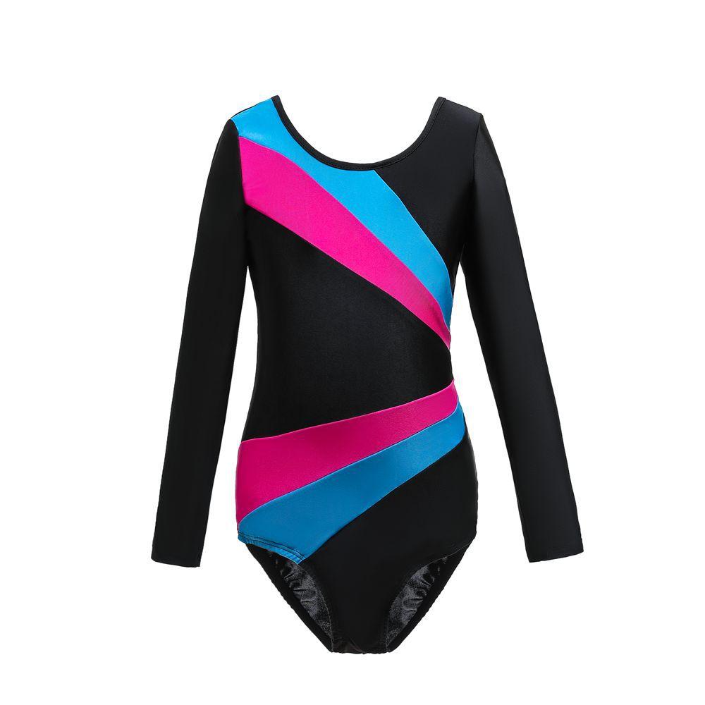 Детская балетная танцовщица для девочек, танцевальная одежда, гимнастический трико, топы, танцевальный костюм