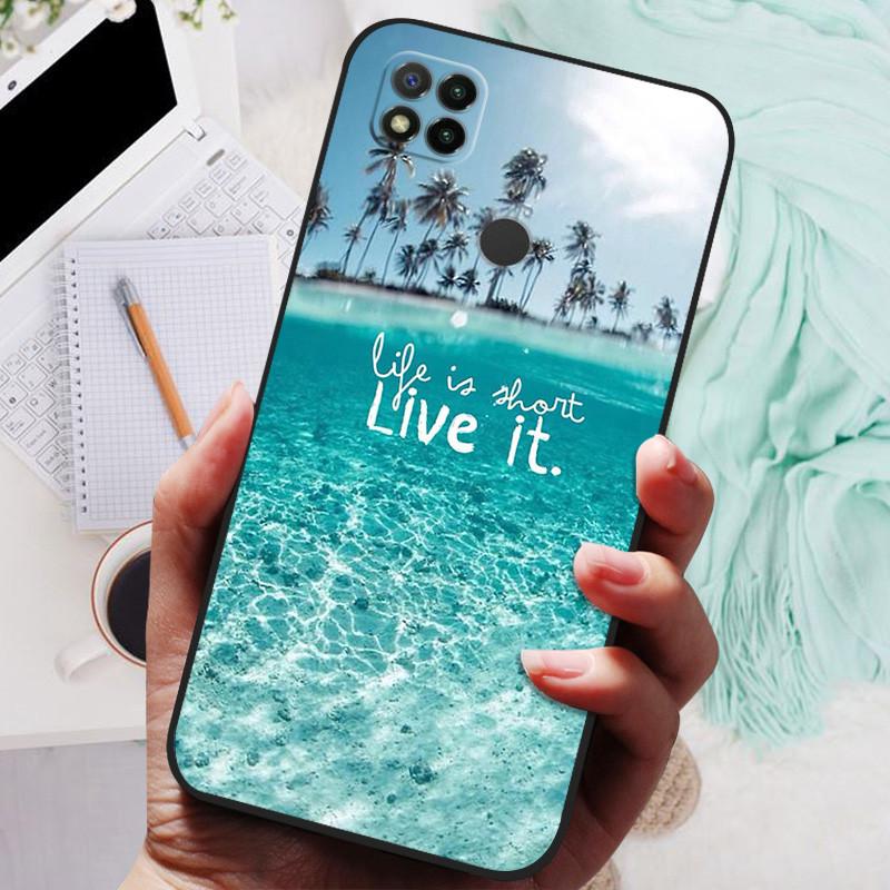 Для Xiaomi Redmi 9C NFC Чехол Мягкий ТПУ Силиконовый Чехлы для Телефона для Redmi 9C NFC Чехол Бампер Redmi9C 9 C C9 Ударопрочный Чехол Coque