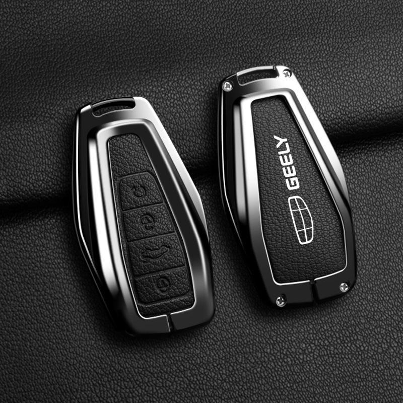 Чехол для ключа Geely: Совместим с Emgrand, GS, Xingyue L, Boyue, Xingrui, Icon, Binyue Cool, Vision X6.