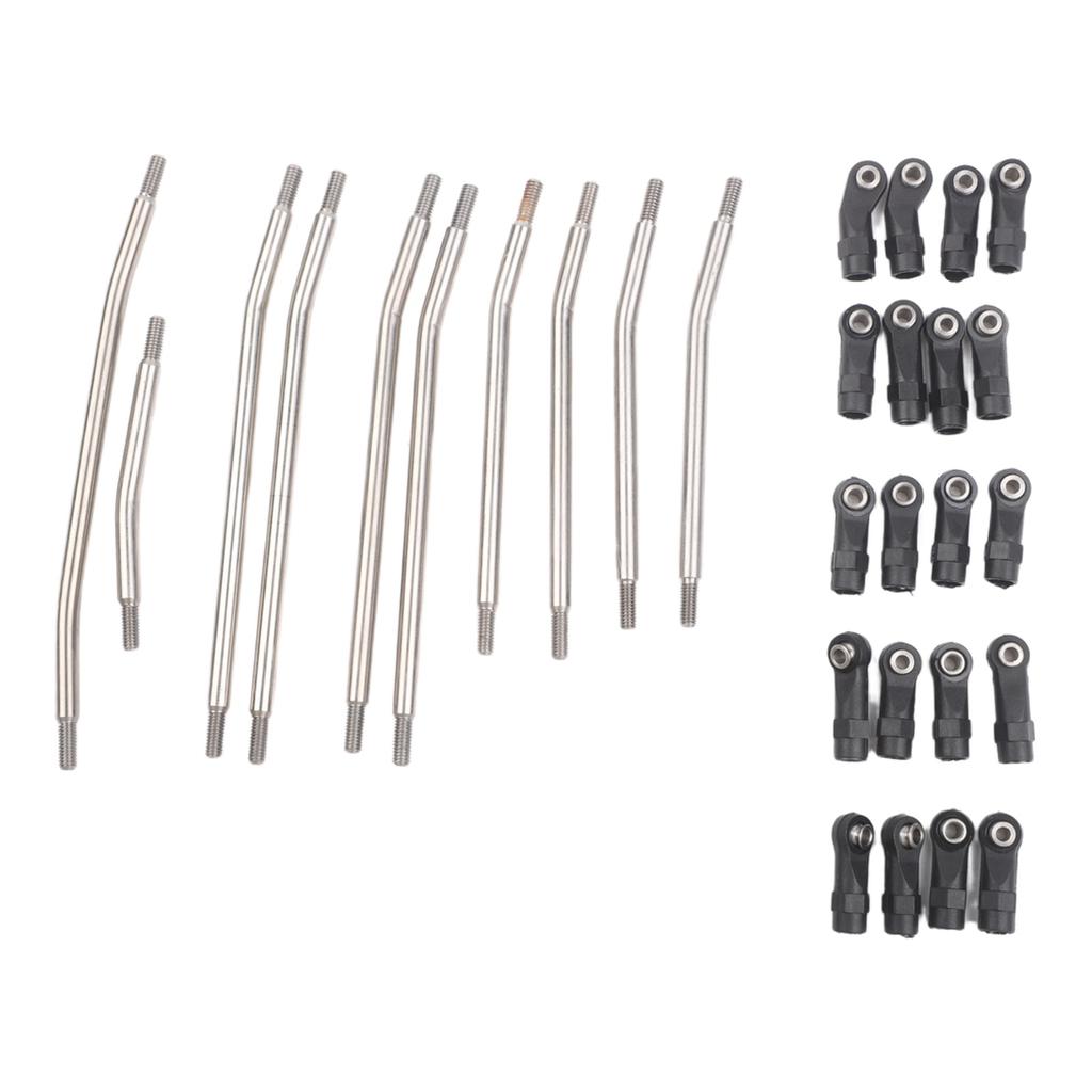 For RC Rock Crawling AS SHOWN Stainless Pull Rods Suspension Upgrade Enhanced Suspension Improves Vehicle Stability