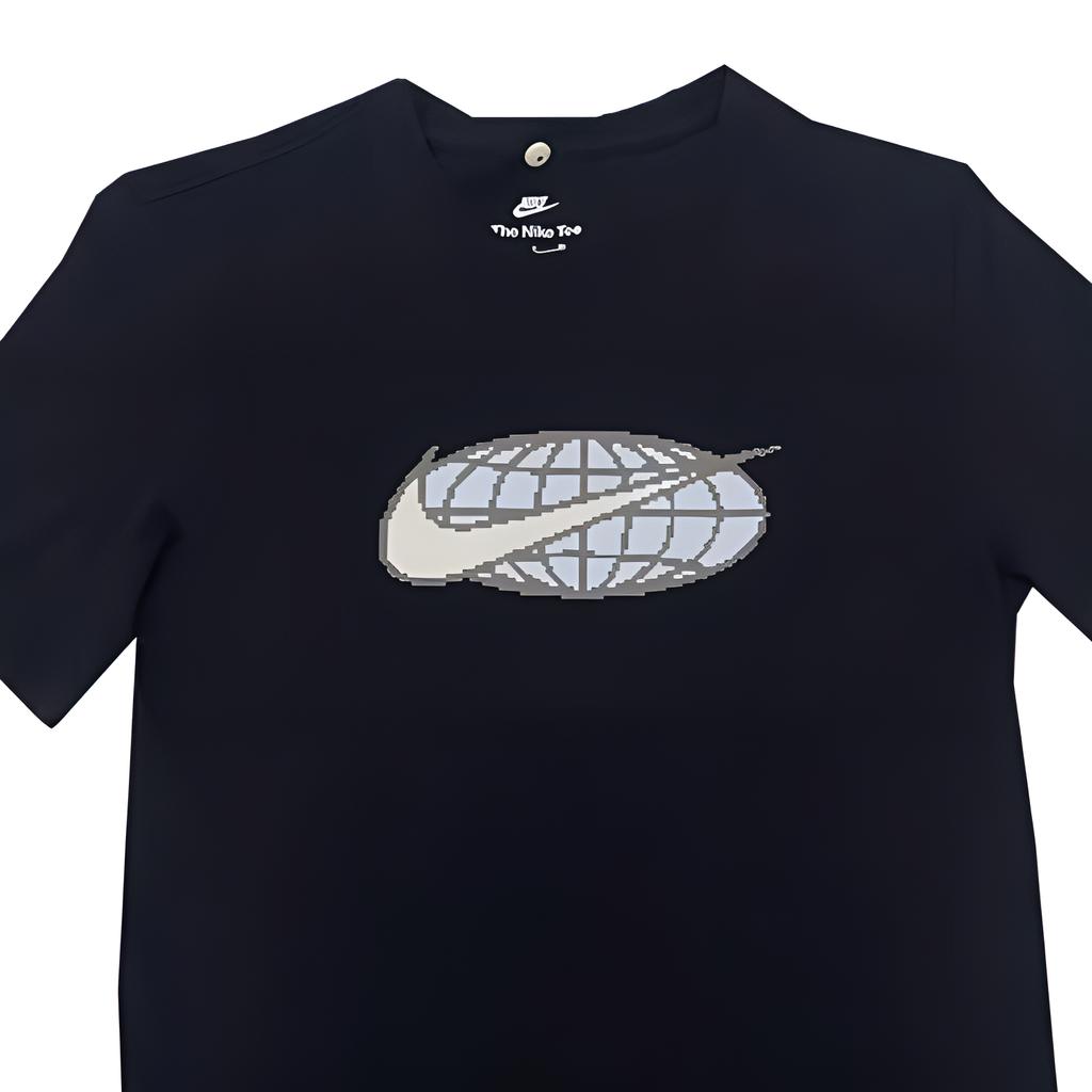Nike Футболки Мужские Черные С Круглым Вырезом Умеренные HF0459-010