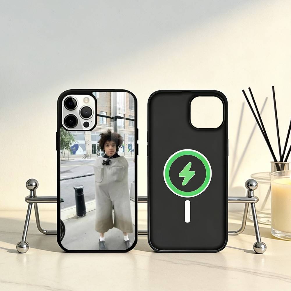 Забавный чехол для телефона X-Xaviersobased для iPhone 17, 16, 15, 14, 13, 12, 11 Plus, Pro Max Магнитный для беспроводной зарядки MagSafe