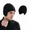 Windproof Knitted Hat Thickened Cold-proof Hat New Earflap Beanie Hat  Unisex