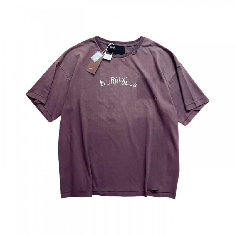 2026 Streetwear Oversized Washed Cotton Tee Men Loose Fit Short Sleeve Graphic T-Shirt