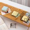 Iron Wire Note Block Holder Desk Notepads Holder Storage Box Memo Pad Holder Metal Mesh Note Box For Office 27x95x80mm