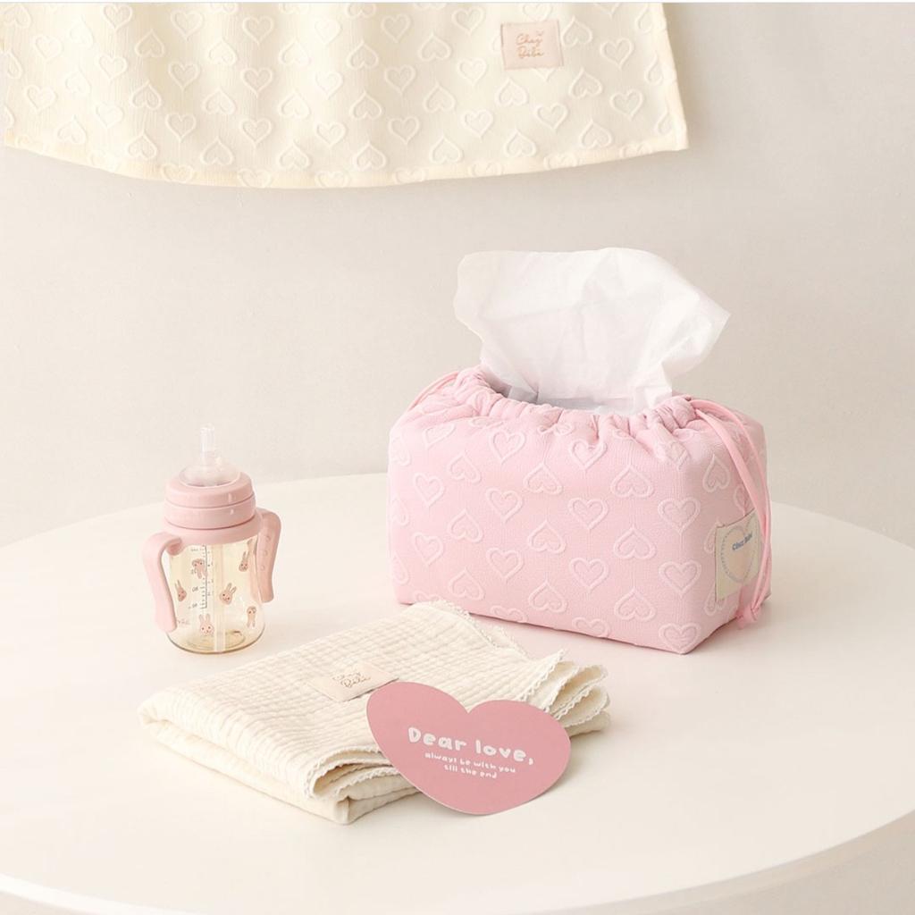 Детская коляска Сердце влажные салфетки чехол для извлечения салфеток коробка для путешествий автомобиль портативная ручная сумка для хранения новорожденных подвесная сумка для тележки