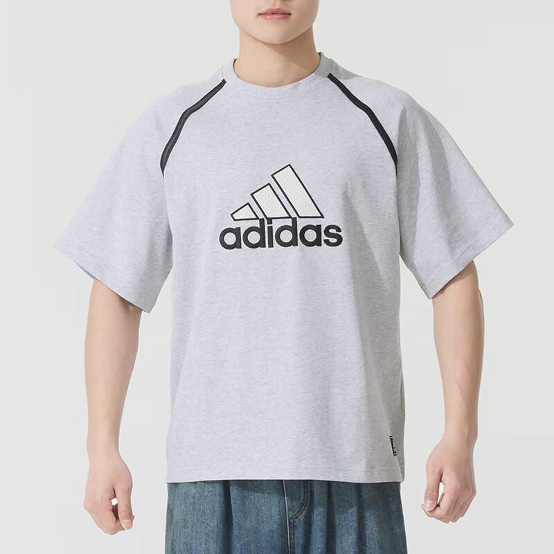 Adidas BADGE OF SPORT T Shirt Men's Gray IM7839