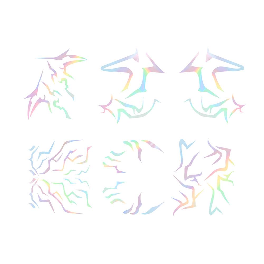 1 Набор Для Kpop Охотники на Демонов Руми Кан Косплей Реквизит Тату-Наклейка Руми Тату Демонизирующая Наклейка Для Подарков на Вечеринку Хэллоуин