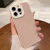 Phone Case For Samsung Galaxy S25 Ultra S26 S24 S23 FE S22 Plus S21 S20 A54 A55 A35 A15 Pink Striped Painted Silicone Soft Cover