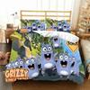 3D G-Grizzy and The Lemmings Bedding Set Printed Bed Set With Pillowcase Bed Duvet Cover Soft Queen King Size Bedclothes Home