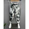 New Autumn Men Trendy Chinese Style Ice Silk Casual Quick-drying Breathable Loose Personalized Harem Pants Printing