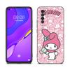 Милый черный силиконовый чехол My Melody для телефона Huawei Nova 8 9 10 SE 11 Ultra 12 Pro 7i 8i 11i 11E Y70 Plus Y60 Y61 Y71 Y90 Y91