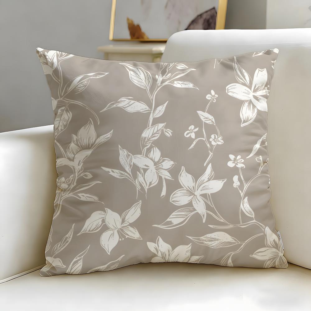 Checkerboard Cushion Cover Soft EasyWash Pillow Case Versatile for Couch Bed Travel and Office