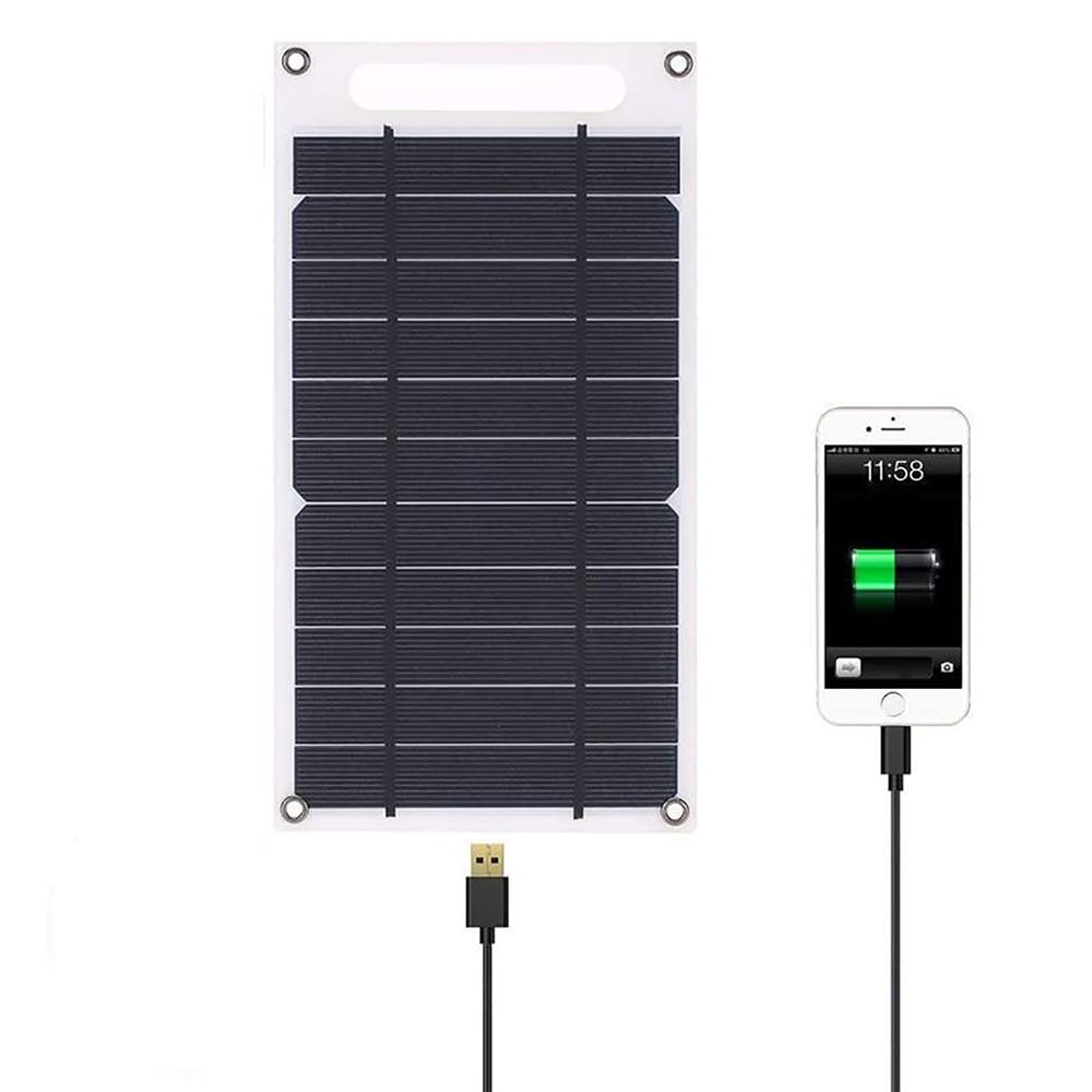 5V Высокая мощность USB Солнечная панель Открытый Водонепроницаемый Поход Кемпинг Портативные аккумуляторы Power Bank Солнечное зарядное устройство