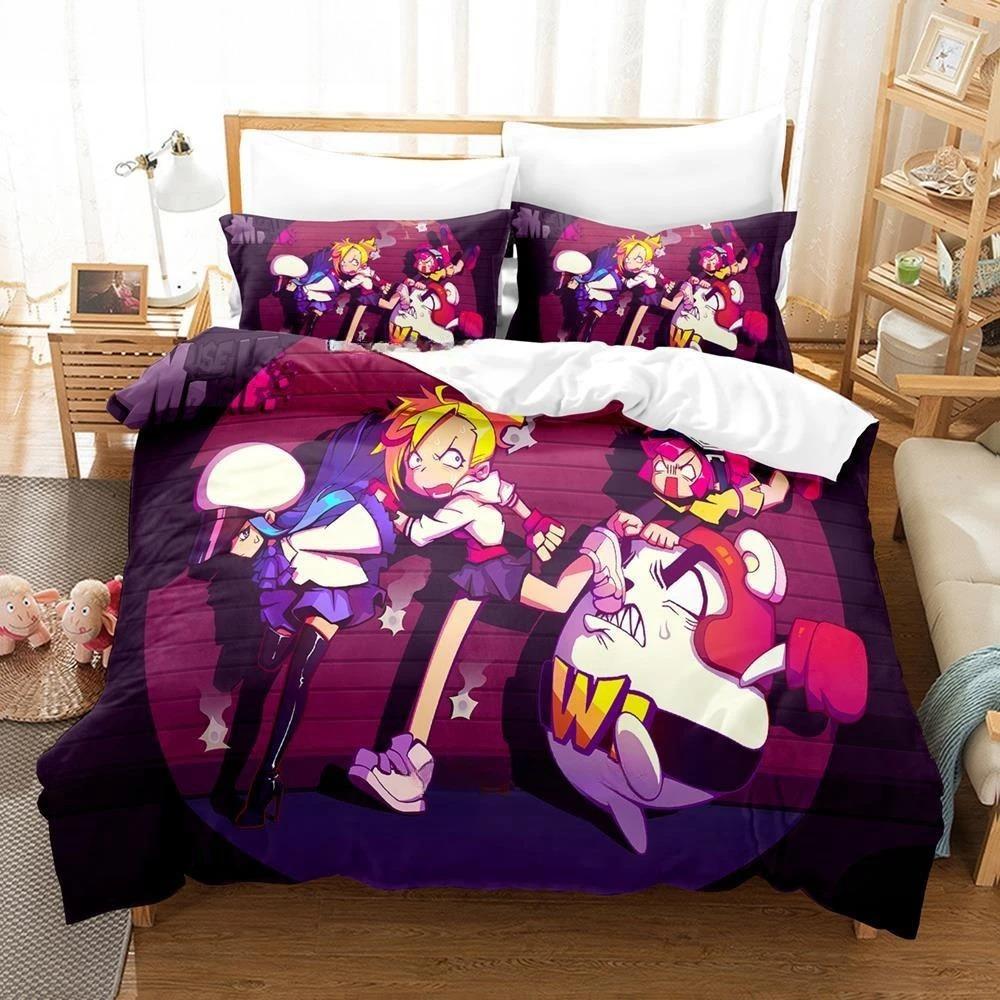 Fashion 3D Print Music Game Muse Dash Bedding Set Single Twin Full Queen King Size Bed Set Adult Kid Bedroom Duvet Cover Sets