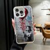B-Banksy Арт Граффити Художник Мягкий Чехол для Телефона для iPhone 15 16 17 Pro Max 17Air 16E 14 Plus 13 12 Mini Ударопрочный Чехол Задняя Крышка