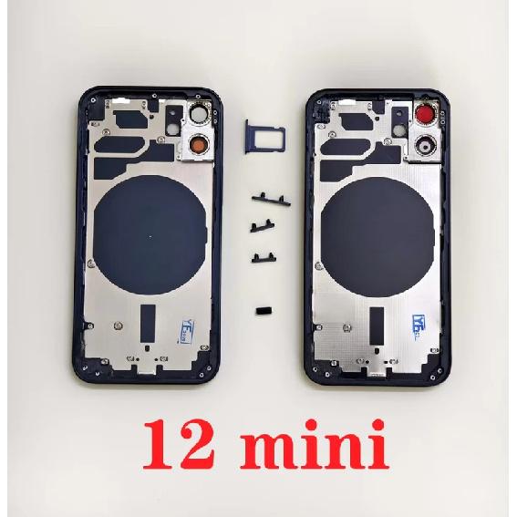 Задняя крышка OEM для iPhone 13 Pro Max 12 Mini 11 SE3 14 Pro max Задний корпус С бесплатными подарками, Рамка задней крышки + Задняя крышка + Боковые кнопки