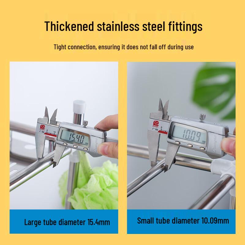 Stainless Steel 5-Tier Floor Storage Rack